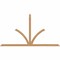 Ekena Millwork Richland Timber Gable Bracket, Western Red Cedar, 108"W x 58"H x 3 1/2"D x 3 1/2"F, 13/12 Pitch GBW108X58X0404RIC00SWR - alternate 1